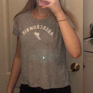 Abercrombie and Fitch gray shirt